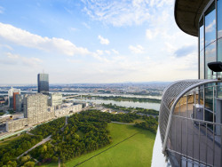 View from the Vienna Danube Tower